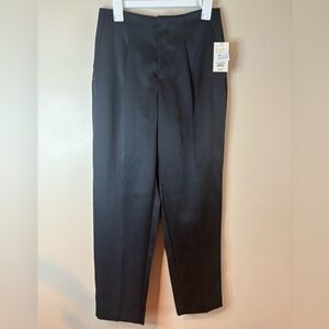 NWT A New Day Black Satin High RiseStraight Leg Dress Pants